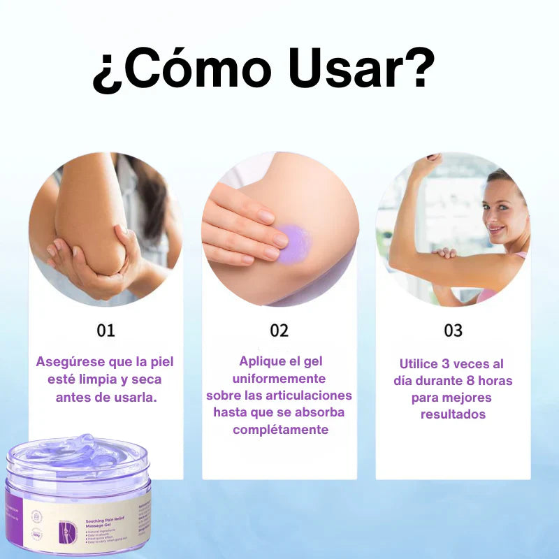 Gel calmante PAGA 1 LLEVA 2 Reduce la inflamación, alivio rápido para articulaciones y músculos - ¡Una solución inmediata!