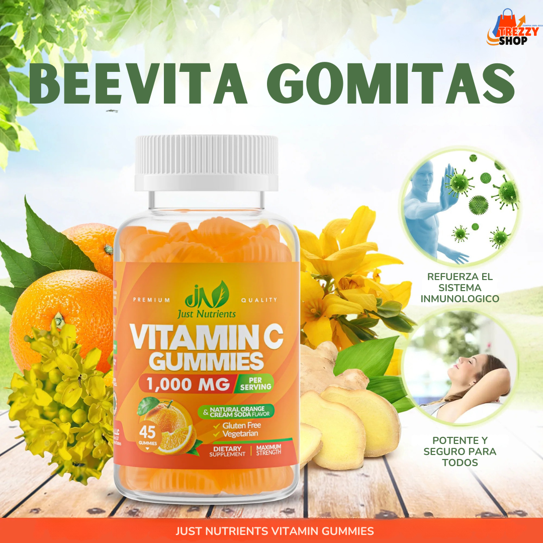 BEEVITA GOMITAS ¡DEFENSAS FUERTES, SABOR DELICIOSO! + ENVÍO GRATIS