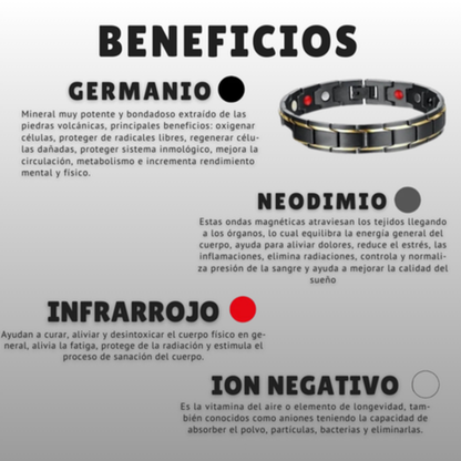 ✨PULSERA UNISEX ¡DALE EL EQUILIBRIO QUE TU CUERPO MERECE! + EN ACERO INOXIDABLE