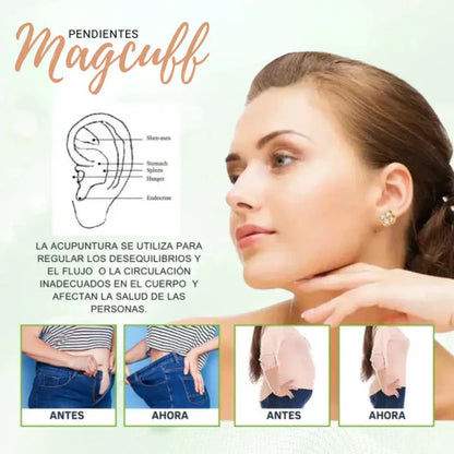 🟡 PENDIENTES MAGCUFF ¡SIENTE LA DIFERENCIA EN POCO TIEMPO¡ + ENVIÓ GRATIS