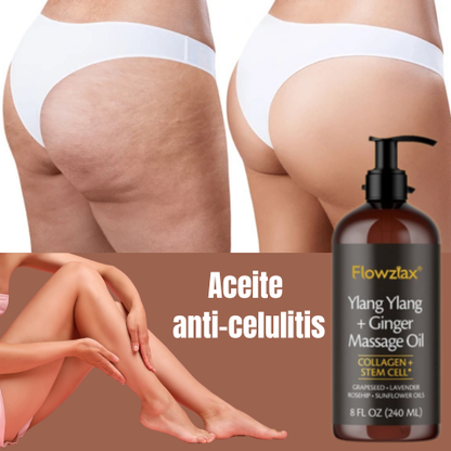 Aceite anti-celulitis - Reduce la celulitis hasta en un 68 %, mejora la textura y elasticidad corporal - ¡Gran promo lleva 2 unidades!