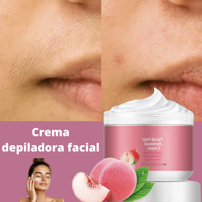 Crema depilatoria facial - Fórmula suave, no irritante y resultados visibles en solo minutos - ¡Gran promo segunda unidad GRATIS!!