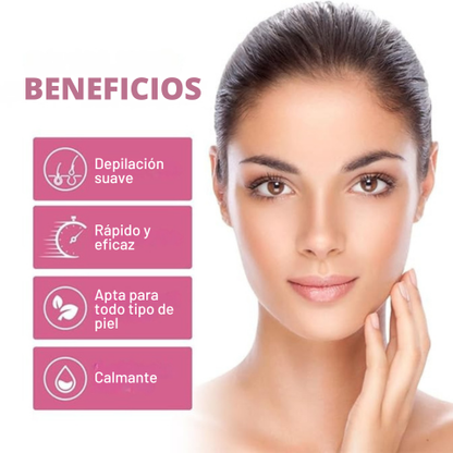 Crema depilatoria facial - Fórmula suave, no irritante y resultados visibles en solo minutos - ¡Gran promo segunda unidad GRATIS!!