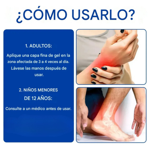 2x1 Gel Clear Zal para articulaciones y musculos - Reduce la inflamación, mejora la circulación y elimina el dolor en minutos - ¡Paga 1 y llega el segundo gratis!