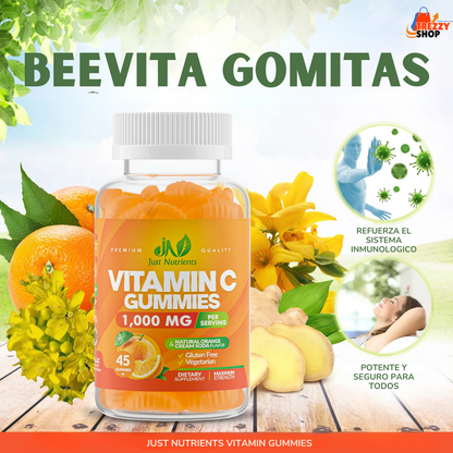 BEEVITA GOMITAS ¡DEFENSAS FUERTES, SABOR DELICIOSO! + ENVÍO GRATIS