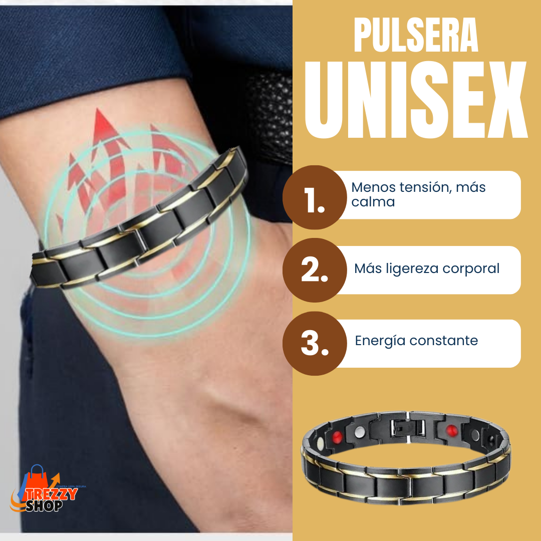 ✨PULSERA UNISEX ¡DALE EL EQUILIBRIO QUE TU CUERPO MERECE! + EN ACERO INOXIDABLE