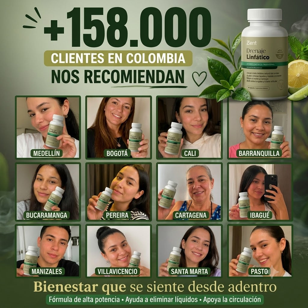 2X1 Drenaje Linfático 60 cáps -  Favorecer el drenaje natural, apoyar el funcionamiento normal del hígado y disminuye la hinchazón.