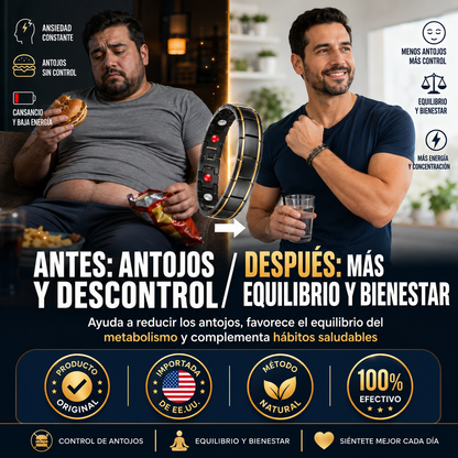 Pulsera Magnética - Regula el metabolismo, disminuye la ansiedad y los antojos - ¡Para mujeres y hombres!