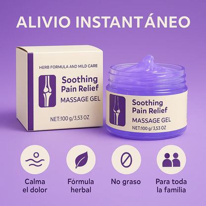 Gel calmante PAGA 1 LLEVA 2  Reduce la inflamación, alivio rápido para articulaciones y músculos - ¡Una solución inmediata!